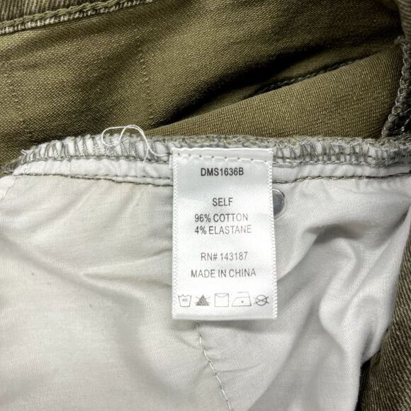 DANCE & MARVEL Skirt Womens Medium Army Green Camouflage Mini Distressed Y2K - Picture 10 of 14